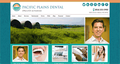 Desktop Screenshot of pacificplainsdental.com