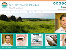 Tablet Screenshot of pacificplainsdental.com